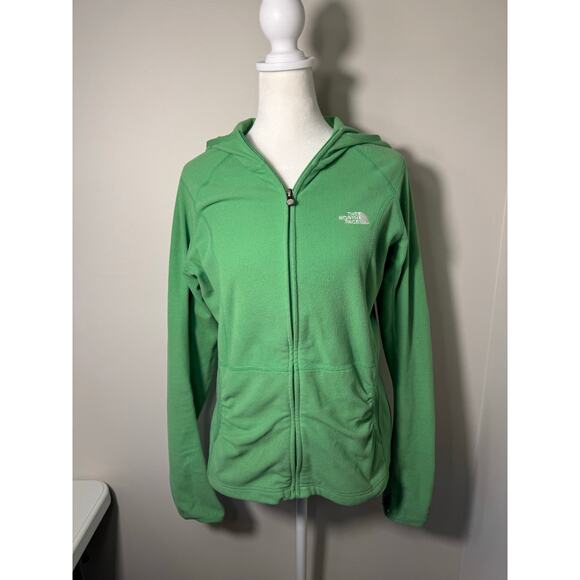The North Face Jackets & Blazers - The North Face Green Fleece Zip Up Jacket Size M‎